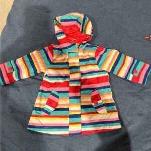 Carter's Multicolor Striped Rain Jacket